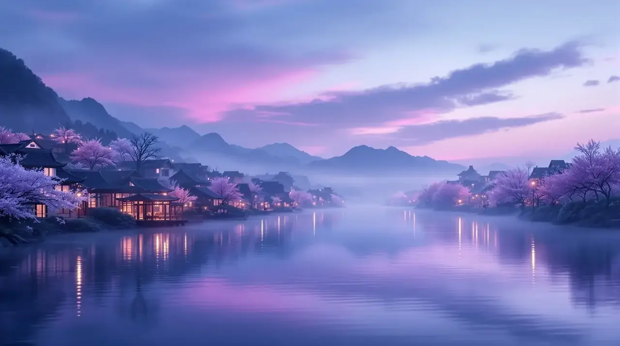 春风渡海报背景