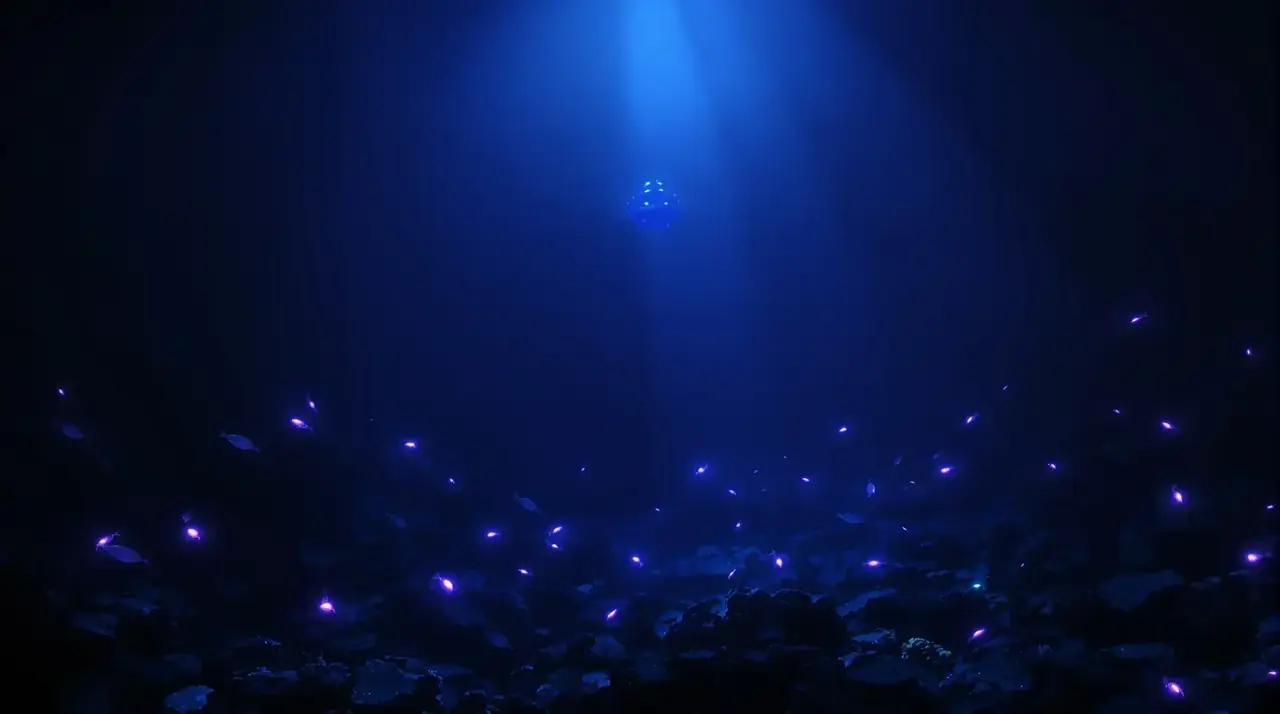 深海回声海报背景
